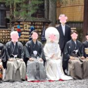 信濃の国一之宮諏訪大社での神前挙式へチョット顔出し